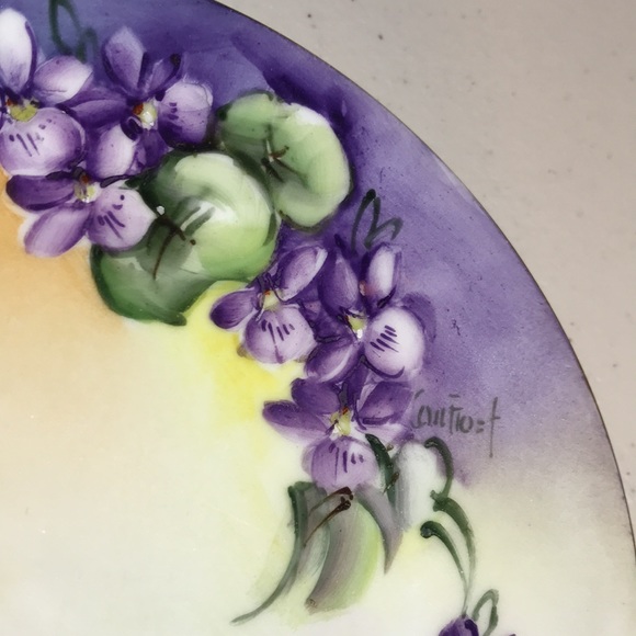 Vintage Like New J&C Bavaria  Hand painted with Signature Plate - Picture 5 of 8